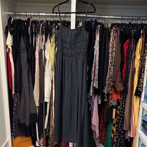 Zara Charcoal Maxi Dress